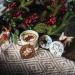 TRIXES Set of 3 Christmas Items Stencil Coffee Kit Santa Snowflake and Gingerbread