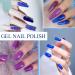 6 Colors Blue Purple Series Gel Nail Polish Kit-Glitter Sparkle Purple Diamond Blue Navy Blue Sapphire Blue- Soak-Off UV/LED Nail Polish Gel for Home Salon DIY Nail Art 5ML - Buy Online on GoSupps.com