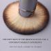 Retractable Kabuki Makeup Brushes Set - 2 Pc Portable Foundation Blush & Powder Brushes for Liquid Cream Cosmetics Travel - Silver Green - Buy Online on GoSupps.com