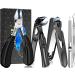 Toenail Clippers for Seniors Thick Nails - Angled Head Large Toe Nail Clippers with Catcher Wide Jaw Opening Toenail Clippers for Thick toenails Heavy Duty Nail Cutters for Men and Women 5Pcs Wide Opening & Catcher & Angled