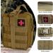 Crisis First Aid Bag - Empty MOLLE Tactical EDC IFAK Pouch for Outdoor Camping & Travel | Essential First Aid Belt Bag & Pharmacy Set - Buy Online on GoSupps.com