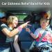 Kids Car Sickness Relief Bands - Anti-Nausea Wristbands in Blue Pink - Motion & Morning Sickness Solution - Buy Online on GoSupps.com