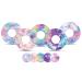 TieDye - Adhesive Patch for Libre 2 Sensor Watertight Freestyle Libre Transmitter Peel Resistant Hypoallergenic freestyle libre 2 sensor Cartoons Pack of 5(freestyle libre) Pink
