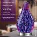 MAXWINER 3D Glass Essential Oil Diffuser - Ultrasonic Aromatherapy with Auto Shut-Off & Timer Setting - 7 Colors LED Lights - 120ml Firework Design - Buy Online on GoSupps.com