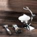 Premium Grutti Raziet Deluxe Chrome Razor & Brush Stand Set - Compatible with Double Edge Blades | International Shipping Available - Buy Online on GoSupps.com