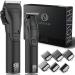 Professional Hair Clippers and Trimmer Kit for Men - Cordless Barber Clipper Hair Cutting Kit, Beard T Outliner Trimmers Haircut Grooming Kit