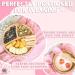Bubba Bear Baby Weaning Set | Bamboo Plates, Bowls & Spoons for Toddler Led Feeding | Suction Plate & Bowl Sets for Babies from 6 Months | Pink BLW Bib Option - Buy Online on GoSupps.com