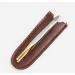 Solingen Slanted Tip Tweezers for Professional Eyebrow and Hair Removal - Stainless Steel with Chrome Plating, Leather Case Included (Made in Germany) - Buy Online on GoSupps.com