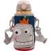 Children's Thermos Bottle Carrier - Adjustable Straps, Insulated Protection - Blue Grey - Buy Online on GoSupps.com