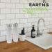 Buy Earth's Essentials 2-Piece Refillable HDPE Squeeze Bottles 473ml - Perfect for Lotions Shampoos & Oils - Black & Chrome Cap - International Shipping Available - Buy Online on GoSupps.com