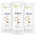 Dove Aluminum Free Deodorant 24hour Odor Protection Shea Butter Deodorant for Women 3 Count, 2.6 Ounce, white