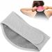 Breathable Neck Wrap for Pain Relief - Light Gray Collar Bandage for Moxibustion Care - Buy Online on GoSupps.com