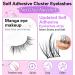 Shop Manga Lash Clusters - 100pcs Reusable Self Adhesive Eyelashes | Easy Apply Wispy Anime Lashes - Buy Online on GoSupps.com