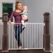 Regalo 2-in-1 Extra Wide Stairway and Hallway Walk ThroughBaby Safety Gate, Hardware Mounting, White 24"x40.5"x28.5"(Pack of 1) 24"x40.5"x28.5"(Pack of 1) Metal