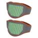 2 pieces of neck heating pillows naked therapy fast heating durable and stylish breathable material 2 pieces black and green dot type to relieve neck tension