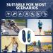 Yoosolle Arch Support Insoles for Men & Women - Orthotic Shock Absorbing Plantar Fasciitis Insoles for All-Day Comfort & Pain Relief - XL Blue - Buy Online on GoSupps.com