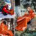 Emergency Sleeping Bag - Waterproof Survival Bivouac Sack | Thermal Blanket & Rescue Tent | Ultimate Cold Protection Gear (Orange) - Buy Online on GoSupps.com