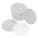 PATIKIL 63mm/2.48" Foam Lid Liner 100Pack PS Foam Resistant Tamper Pressure Sensitive Seal for Bottle Cap Liners Seals
