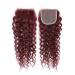 12A Grade 99j Burgundy Water Wave Hair 3 Bundles with Closure - Brazilian Virgin Remy Wine Red Ocean Wave Hair Extensions (12 14 16+10) - Buy Online on GoSupps.com