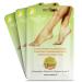 Foot Mask Moisturizing Socks Natural Pedicure Treatment for Silky Feet Hydrating Deeply Moisturizing for Callus Rough Hard Skin Cracked Heel Repair Cream Booties 3 PAIRS