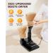 Forlim Adjustable Temperature Shoe Dryer | Portable Boot Warmer & Glove Dryer | 24-Hour Timer | Foldable Design | Smart Panel in Black - Buy Online on GoSupps.com