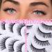 Magnetic Eyelashes with Eyeliner | 5 Pairs Natural Cat Eye Lashes | Waterproof & Reusable Kit by Mavphnee - Buy Online on GoSupps.com
