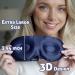100% Pure 22 Momme Mulberry Silk Dark Navy Sleep Mask | 3D Contoured Design for 100% Light Blocking | Ideal Eye Shade Cover for Sleeping - Buy Online on GoSupps.com