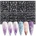 5D Embossed French Pattern Roses White Nail Art Stickers - 8 Sheets - Buy Online on GoSupps.com
