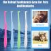 4 Pieces Tuft Toothbrush Set - Soft Bristles for Orthodontics & Interdental Cleaning - Ideal for Bridges & Detail Care - Buy Online on GoSupps.com