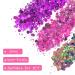 Gwawg 12 Colors Face Glitter - Holographic Chunky Glitter for Festival Makeup Body Hair Nail Art & DIY Projects - Buy Online on GoSupps.com