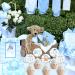kreat4joy 36pcs Baby Shower Cupcake Toppers Boy Baby Clothes Shower Decorations Boy Baby Shower Cupcake Toppers A Sweet Baby Boy Is On The Way Gender Reveal Birthday Theme Party Supplies Blue - Buy Online on GoSupps.com