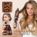 Portable Cordless Curling Iron Brush for Women - Instant Hair Curler & Styling Comb - Extra Long Tourmaline Ceramic Barrel - Ideal for Travel (Black - Buy Online on GoSupps.com