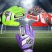 Buy Herenear Children's Goalkeeper Gloves | Junior Football Gloves with Fingersave | Non-Slip Grip & Red Design - Buy Online on GoSupps.com