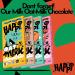 Happi Vegan Chocolate Gifts Oat Milk Chocolate Library - 4 x 80g Bar Vegan Chocolate Selection Box - Buy Online on GoSupps.com