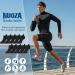 Buy NUOZA 10 Pairs Unisex Cotton Sneaker Socks - Black White Grey Ankle Socks for Men & Women (Size 43-46) - Comfortable & Stylish - Buy Online on GoSupps.com