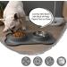 Juqiboom Dog Bowls - 2 Stainless Steel Bowls with Non-Spill Silicone Mat - 13 oz Each - for Small/Medium Pets - Gray - Buy Online on GoSupps.com