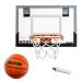 Franklin Sports Mini Basketball Hoops - Kids Indoor Over the Door Mini Hoop + Basketball Sets - Perfect Game Accessory for Bedroom + Office Standard - 17.75" x 12"