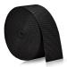 Tinup Webbing 2 Inch Polypropylene Webbing Black Heavyweight- Heavy Duty Poly Strapping for Outdoor DIY Gear Repair, Crafts, Pet Collars black Nylon 1" x 10 yards