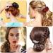 7 Pieces Bird Nest Hair Clips | Slide-Resistant Ponytail Grippers | Vintage Expandable Headdress - 7 Colors - Buy Online on GoSupps.com