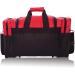 DALIX 17 Inch Blank Red Duffle Bag - Travel Size, Durable Sports Gym Bag - Buy Online on GoSupps.com