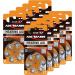 ANSMANN Hearing Aid Batteries Pack of 60 Cells Size 13 Orange Zinc Air Hearing-Aid Hearing Aids Sound Amplifier - 1.45V Mercury Free & Hearing Aid Batteries Pack of 60 Size 312 Brown Pack of 60 + Hearing Aid Batteries Size 312 - Buy Online on GoSupps.com