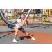 5-Pack Women's V-Neck Workout Shirts - Dark Grey, Light Grey, Purple, Pine Green, Watermelon Red - Buy Online on GoSupps.com
