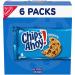 CHIPS AHOY! Original Chocolate Chip Cookies, 6 Total Snack Packs (4 Cookies Per Pack) 24 Count (Pack of 1)