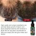 Beard Enhance Oil - Accelerate Hair Growth Serum & Beard Care | 2-Piece Set for Men Mustache & Beard Growth Gifts - Buy Online on GoSupps.com