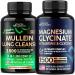 NUTRAHARMONY Mullein Leaf Extract & Magnesium Glycinate with Glycine Capsules
