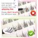 Self Adhesive Eyelashes - 120pcs Manga Lash Clusters | Reusable Anime Lashes 9-12mm DIY at Home - Buy Online on GoSupps.com