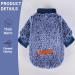 Yikeyo X-Small Blue Dog Sweater: Winter Warm Fluffy Pet Coat for Small Dogs - Chihuahua, Yorkie, Teacup - Cat Apparel Outfit - Buy Online on GoSupps.com