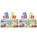 Lieber's Wyler's Italian Ices Berry & Cherry Mix, No Food Coloring, Kosher, Gluten-Free, Fat-Free Italian Ices, 80 Ounce Box (2-Pack) 40 Count (Pack of 2)
