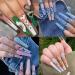 UNA GELLA Clear Coffin Extra Long Nail Tips - 216PCS | XXL False Nails for Nail Extension - DIY Salon Quality - Buy Online on GoSupps.com