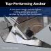 Lewmar 9 lbs Galvanized Steel Delta Anchor - Marine Grade Boat Anchor - Buy Online on GoSupps.com